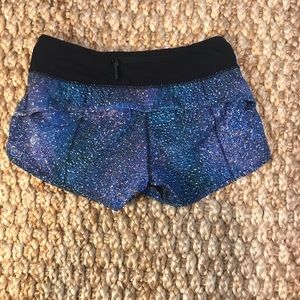 Lululemon NWOT Size 4 Galaxy Speed Shorts